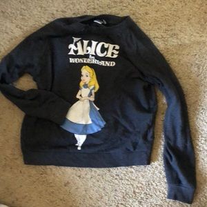 Alice in wonderland sweatshirt